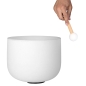Preview: Sela Crystal Bowl Hozschlägel mit Gummikopf